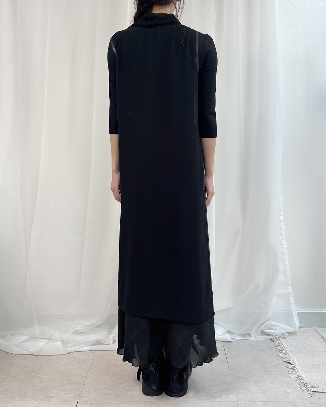 DEMOO PARKCHOONMOO 비대칭 레이어드 베스트 상품이미지10