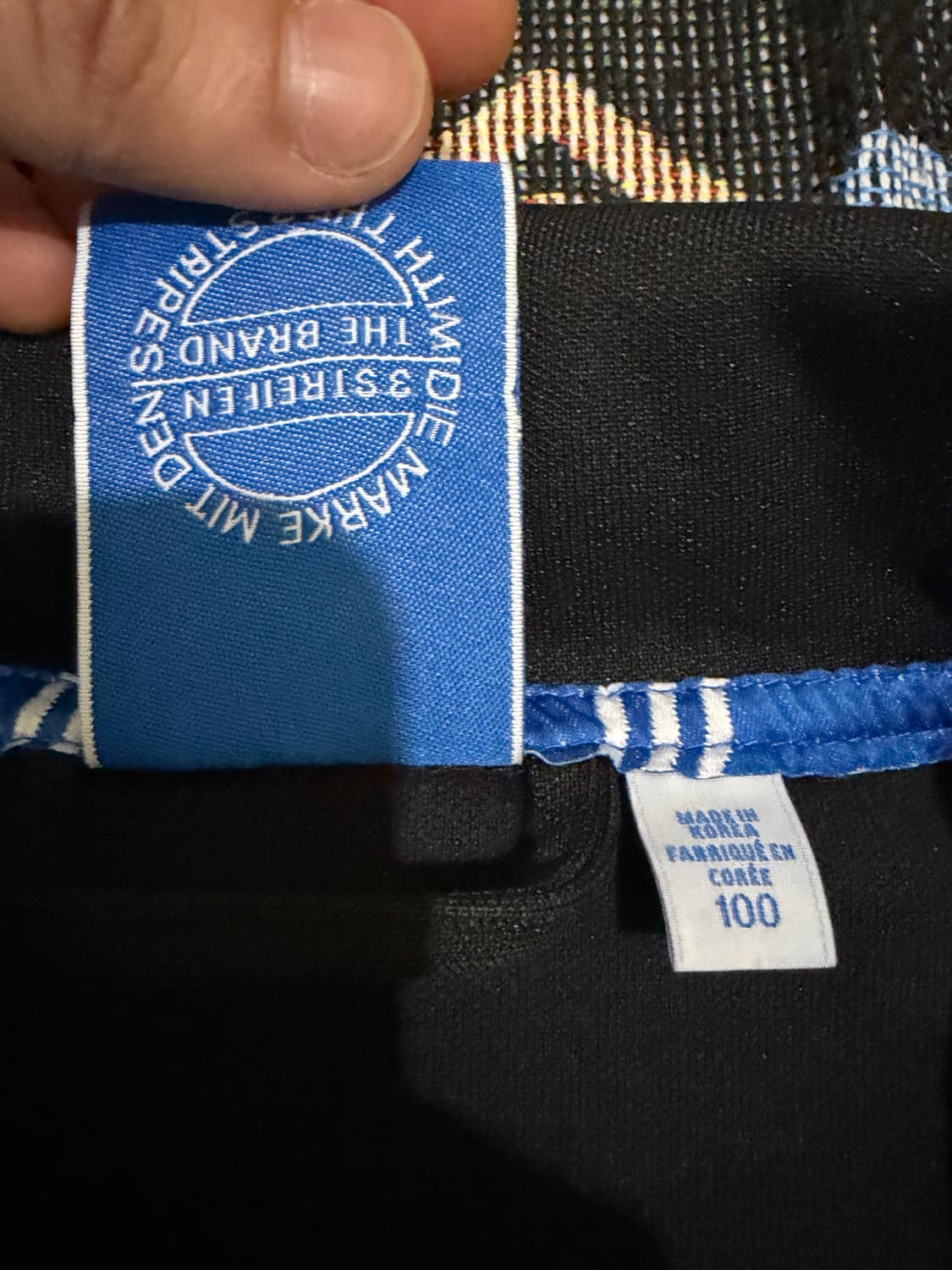 100) 아디다스 파이어버드 로고 트랙탑 져지 블랙 상품이미지5