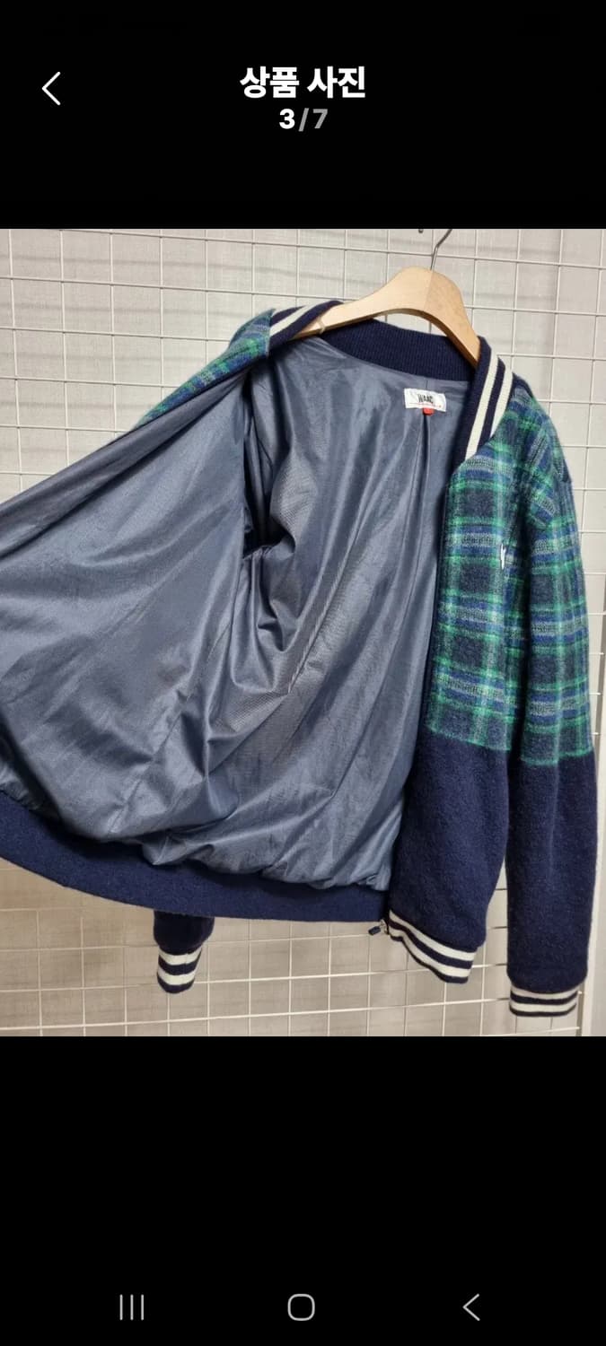 WAAC  왁 니트점퍼 1 (네이비) 상품이미지3