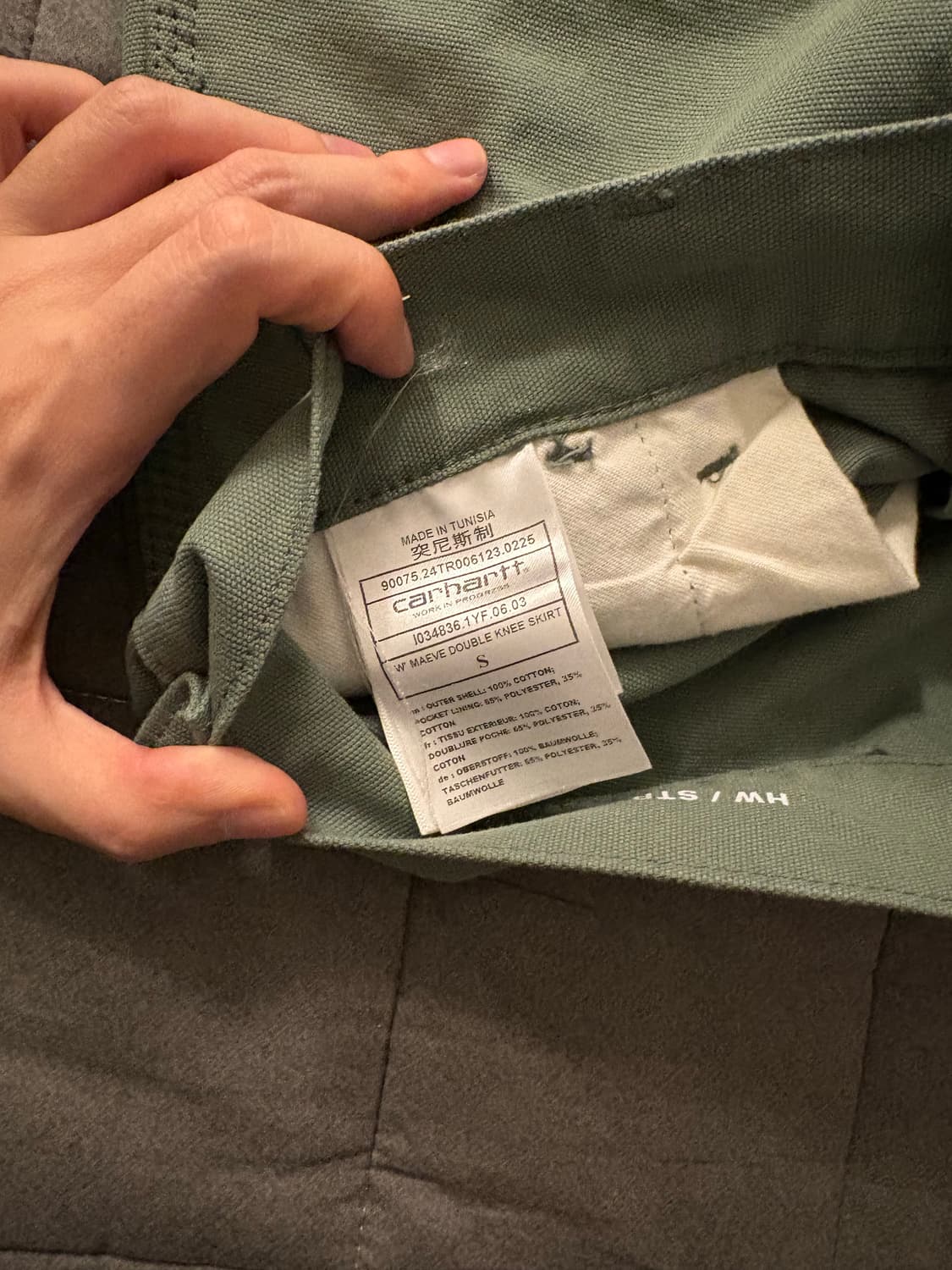 Carhatt 칼하트 미니 스커트 상품이미지3