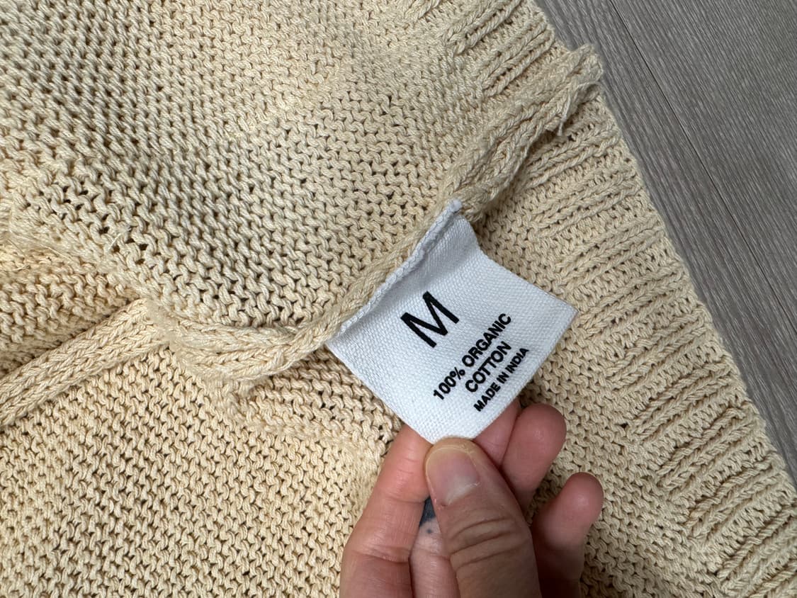 STORY MFG 스토리mfg 트윈선 아플리케 디테일링 가디건 옐로우 M 상품이미지5