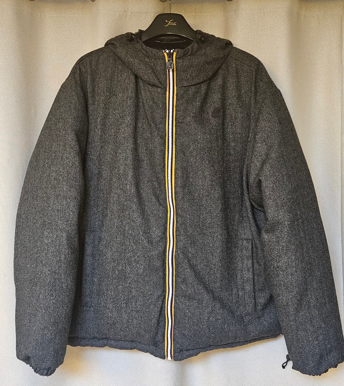 K-WAY(까웨) 블랙 유광&울소재 리버서블 덕다운( XXL) 상품이미지3