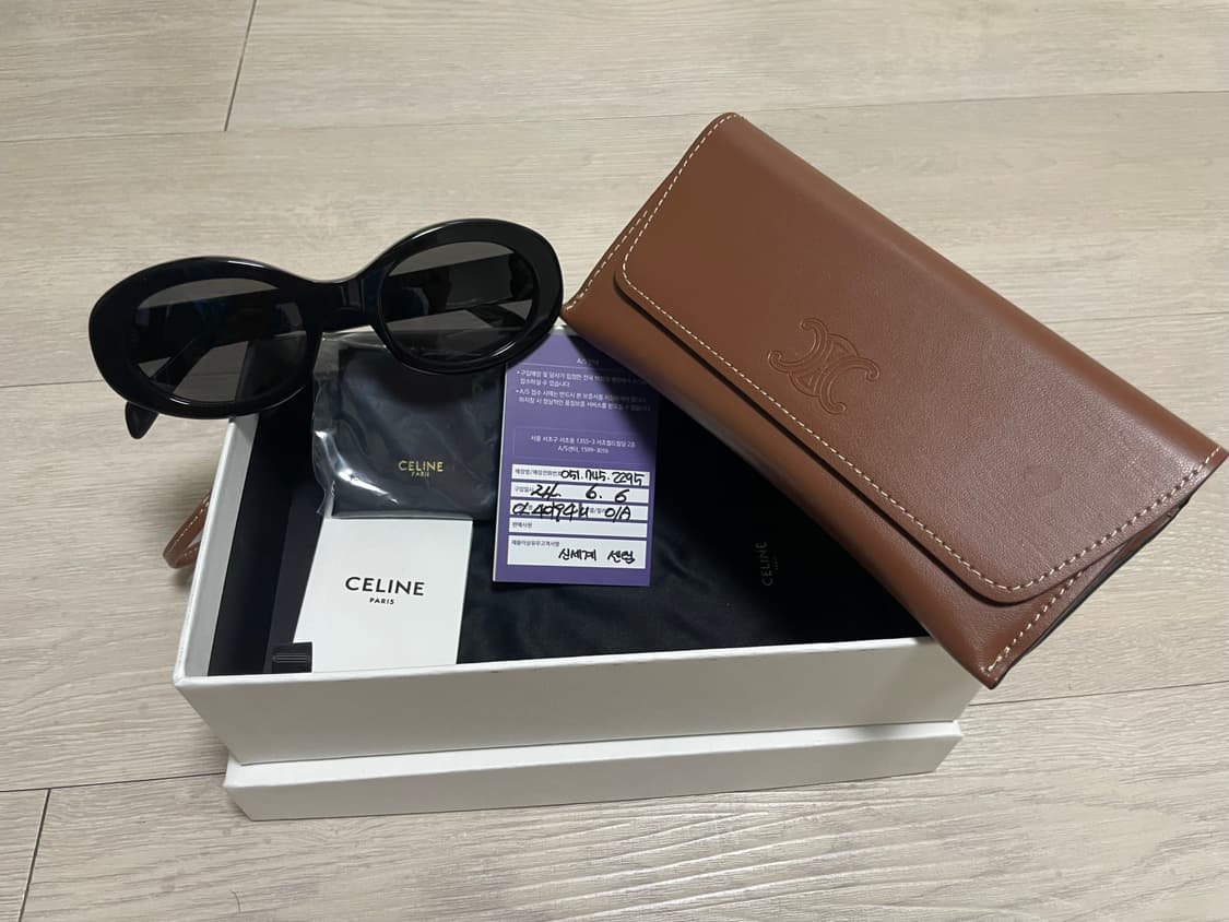 셀린느 아세테이트 트리옹프 01 선글라스 블랙 상품이미지1