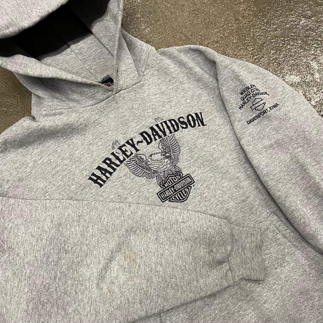 할리데이비슨 이글 로고 후드티 (100) 상품이미지4