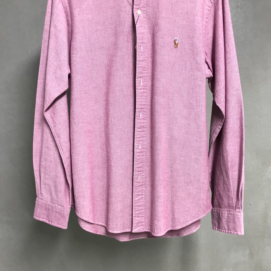 폴로 랄프로렌 솔리드 셔츠 핑크 M 상품이미지3