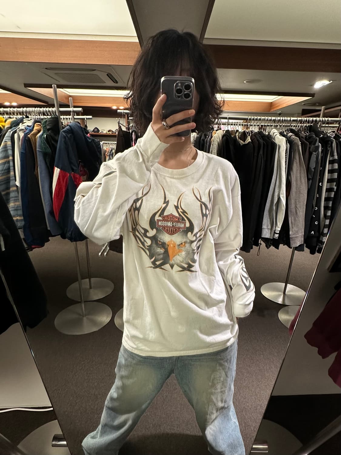 XL)할리데이비슨 00s 빈티지 롱슬리브 상품이미지1