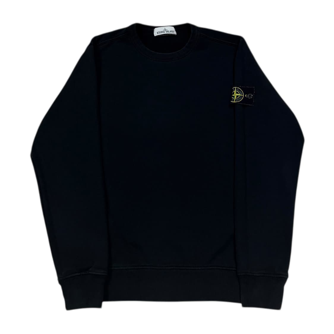 스톤아일랜드 와펜 패치 블랙 맨투맨 L 상품이미지1