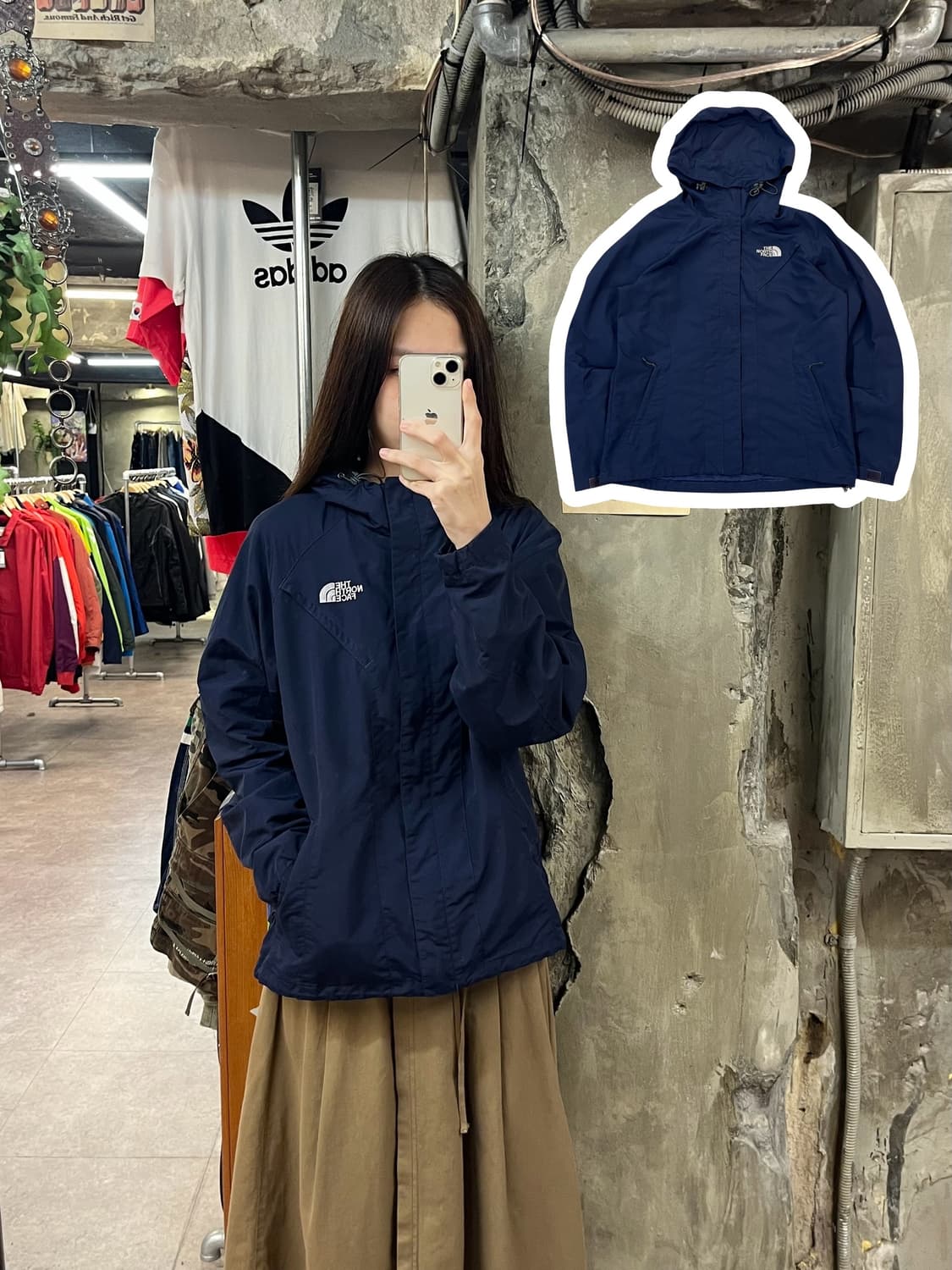 노스페이스 바람막이 네이비 95 #csz1495 상품이미지1