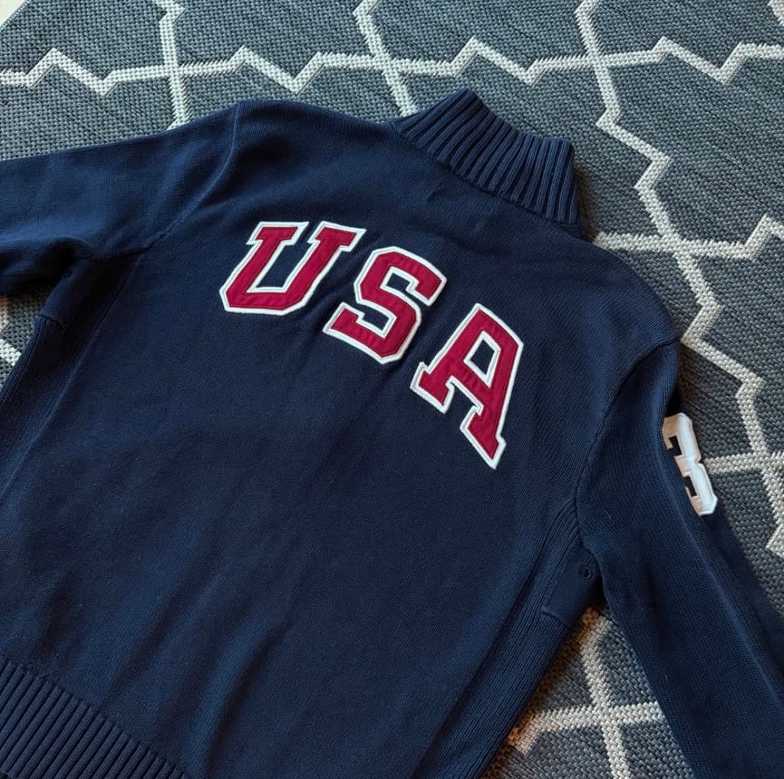 [M] 폴로랄프로렌 빅포니 USA 니트집업 상품이미지2