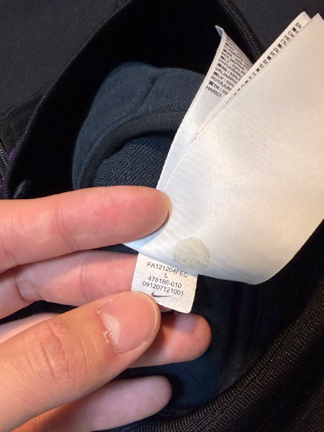 대장급 나이키 12-13 아스날 져지 블랙 퍼플 상품이미지5