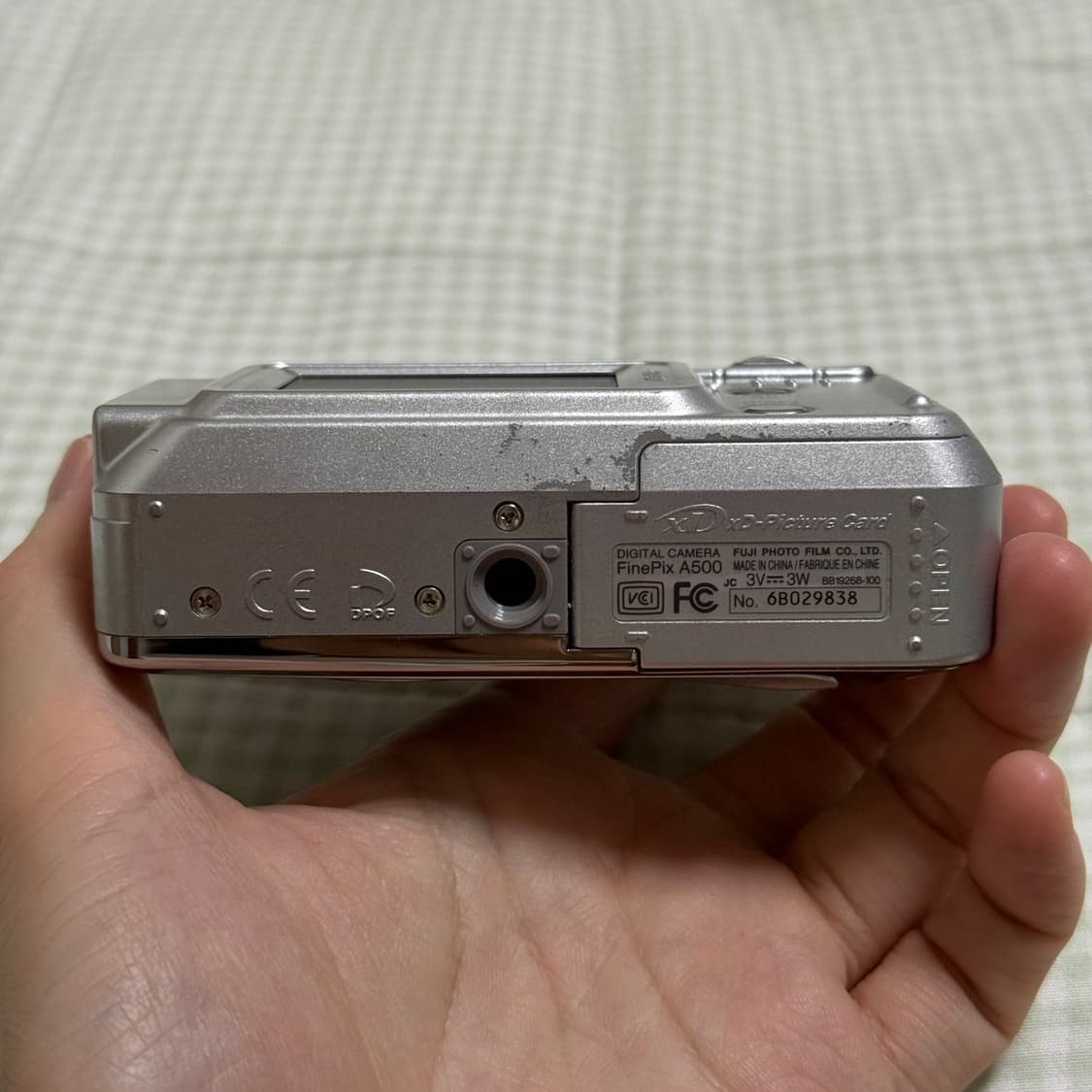 풀구성 Fujifilm Finepix A500 후지필름 파인픽스 실버디카 상품이미지6