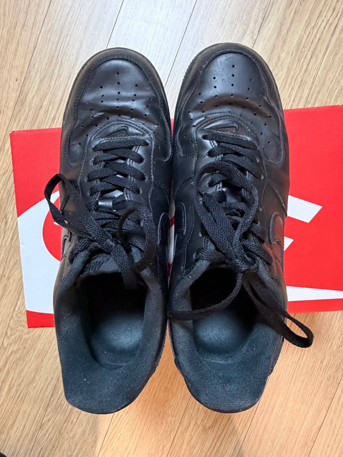 나이키 슈프림 에어포스 블랙 280 상품이미지1