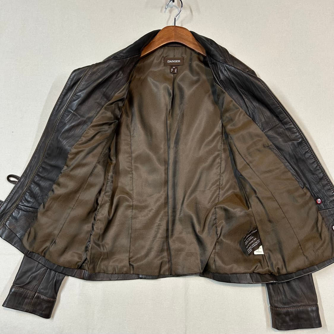 S) DANIER 양가죽 리얼 램스킨 레더 자켓 상품이미지6
