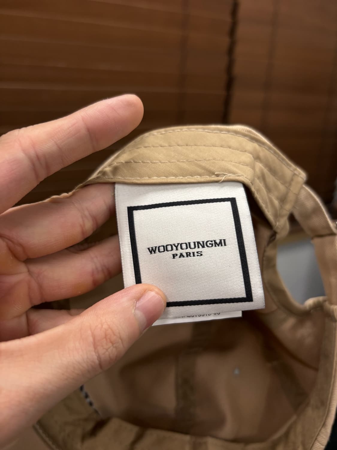 우영미 엠브로이드 볼캡 모자 상품이미지5