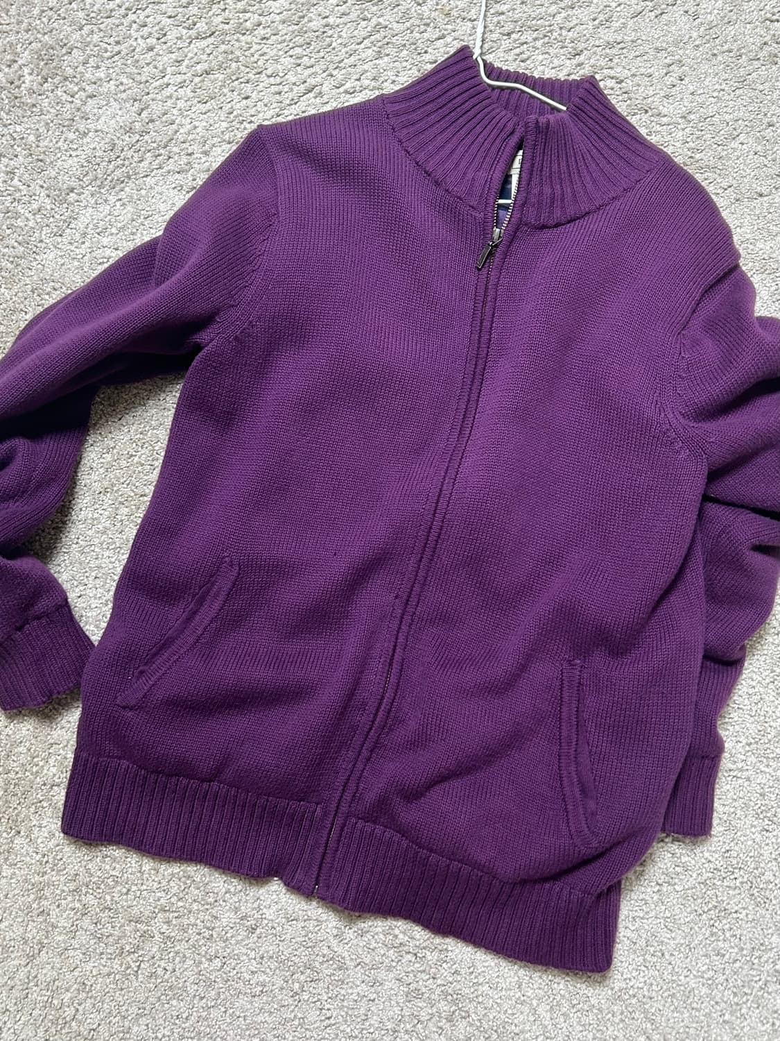 빈티지 엘엘빈 니트 집업  상품이미지1