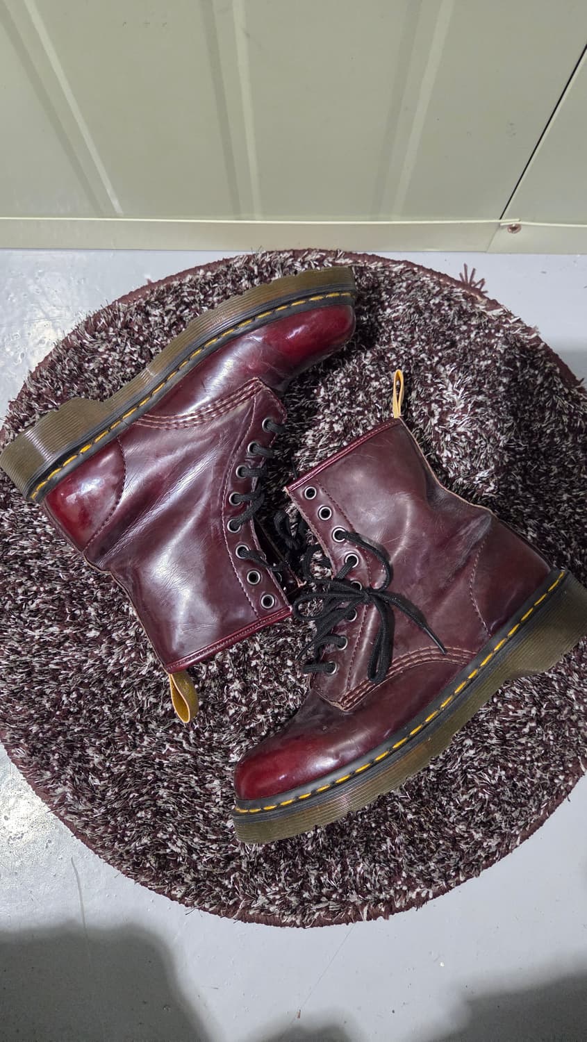 닥터마틴 1460 체리레드 레더 부츠 상품이미지2