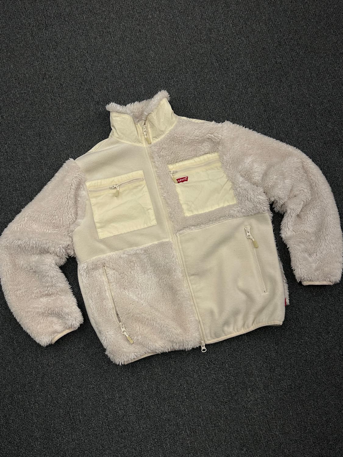 S)리바이스 빈티지 여성 투웨이 후리스 자켓 상품이미지2