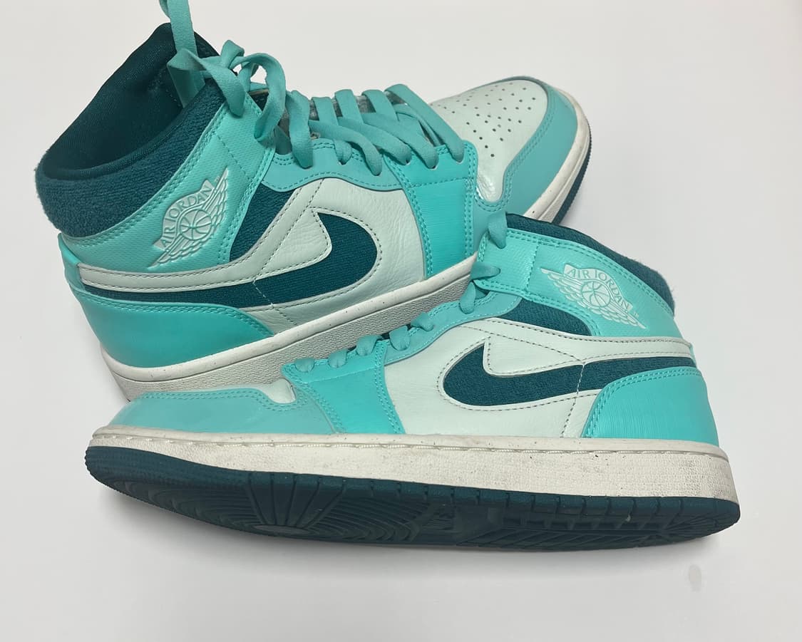 (W) 조던 1 미드 SE 블리치드 터크 스카이 J 틸 상품이미지2