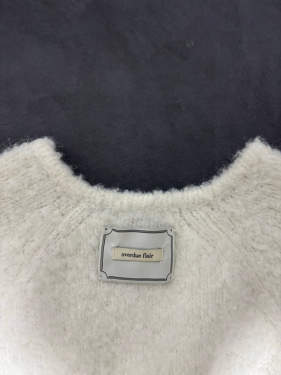 오버듀플레어 퍼리울니트 아이보리 상품이미지7