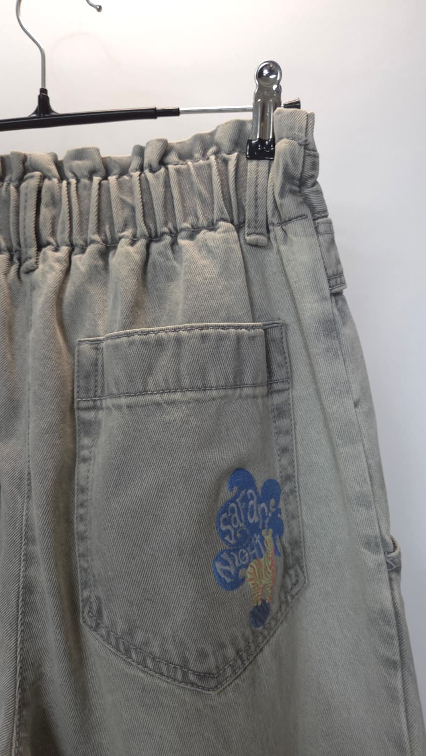 한섬 오즈세컨 2021 사파리 자수 페이퍼백 데님 팬츠 64-94 상품이미지8