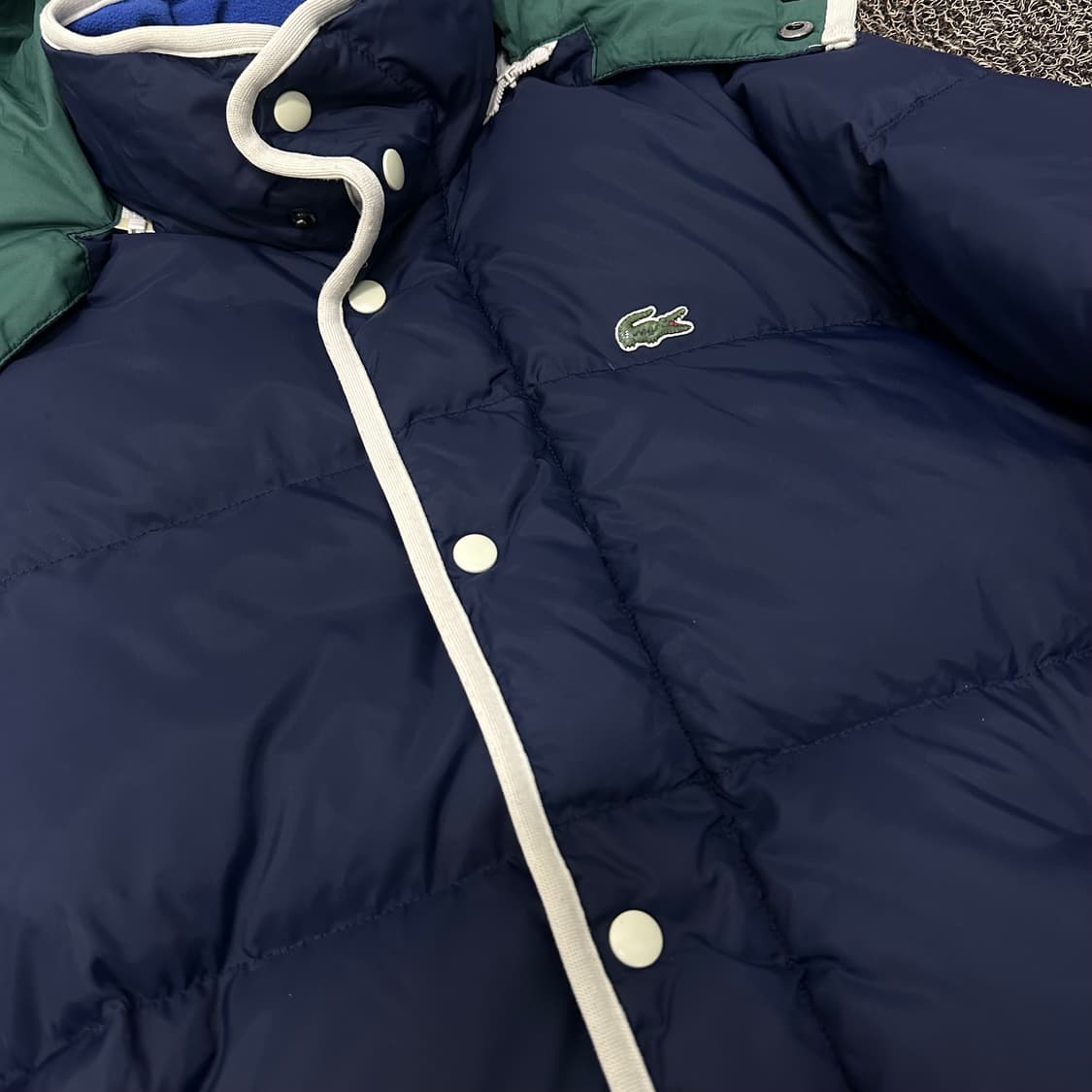 라코스테 라이브 여성 덕다운 패딩 네이비 95(M) 상품이미지2