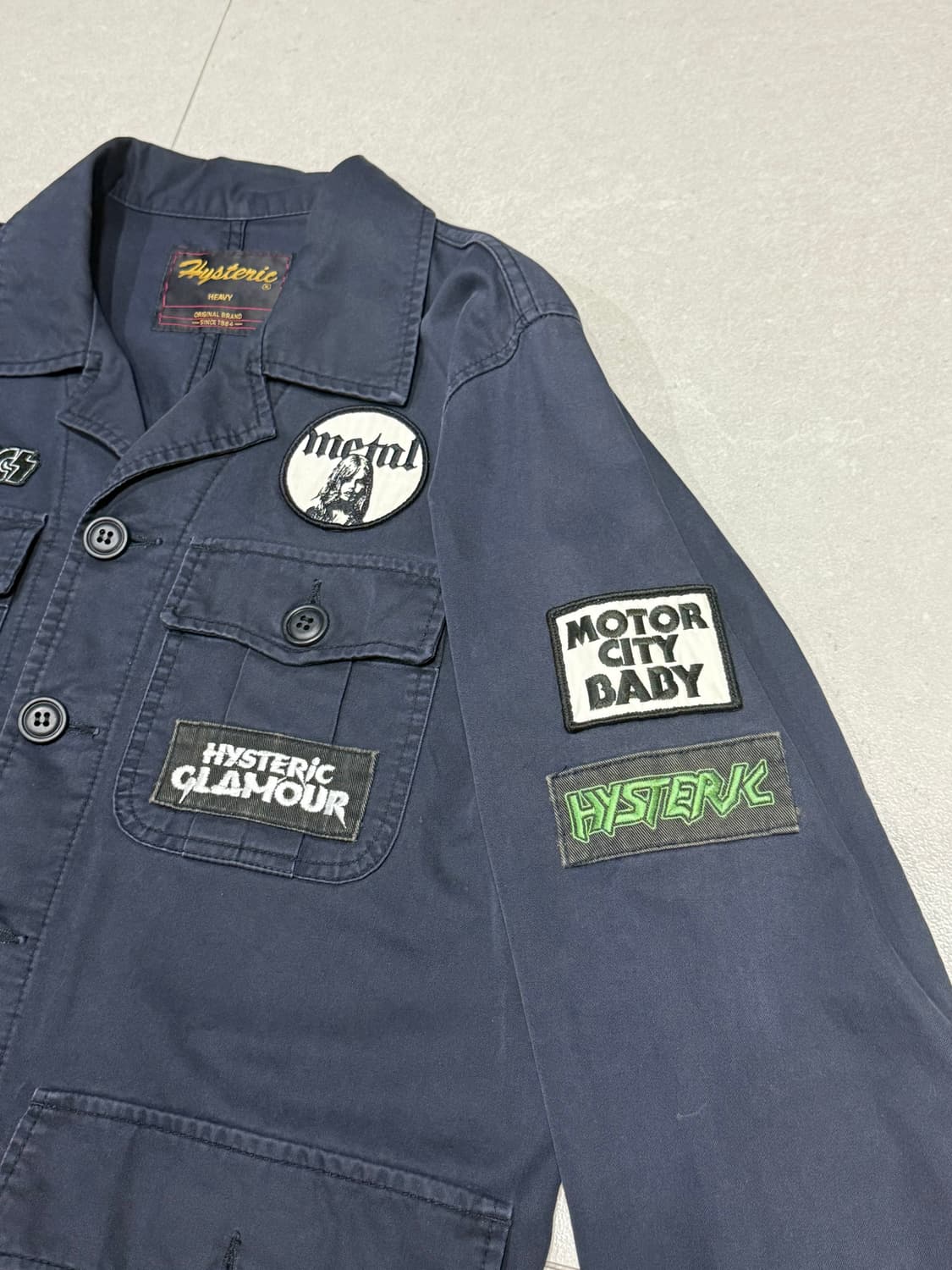 히스테릭 글래머 아카이브 무수한 패치 전면 포켓 디테일 자켓 상품이미지2