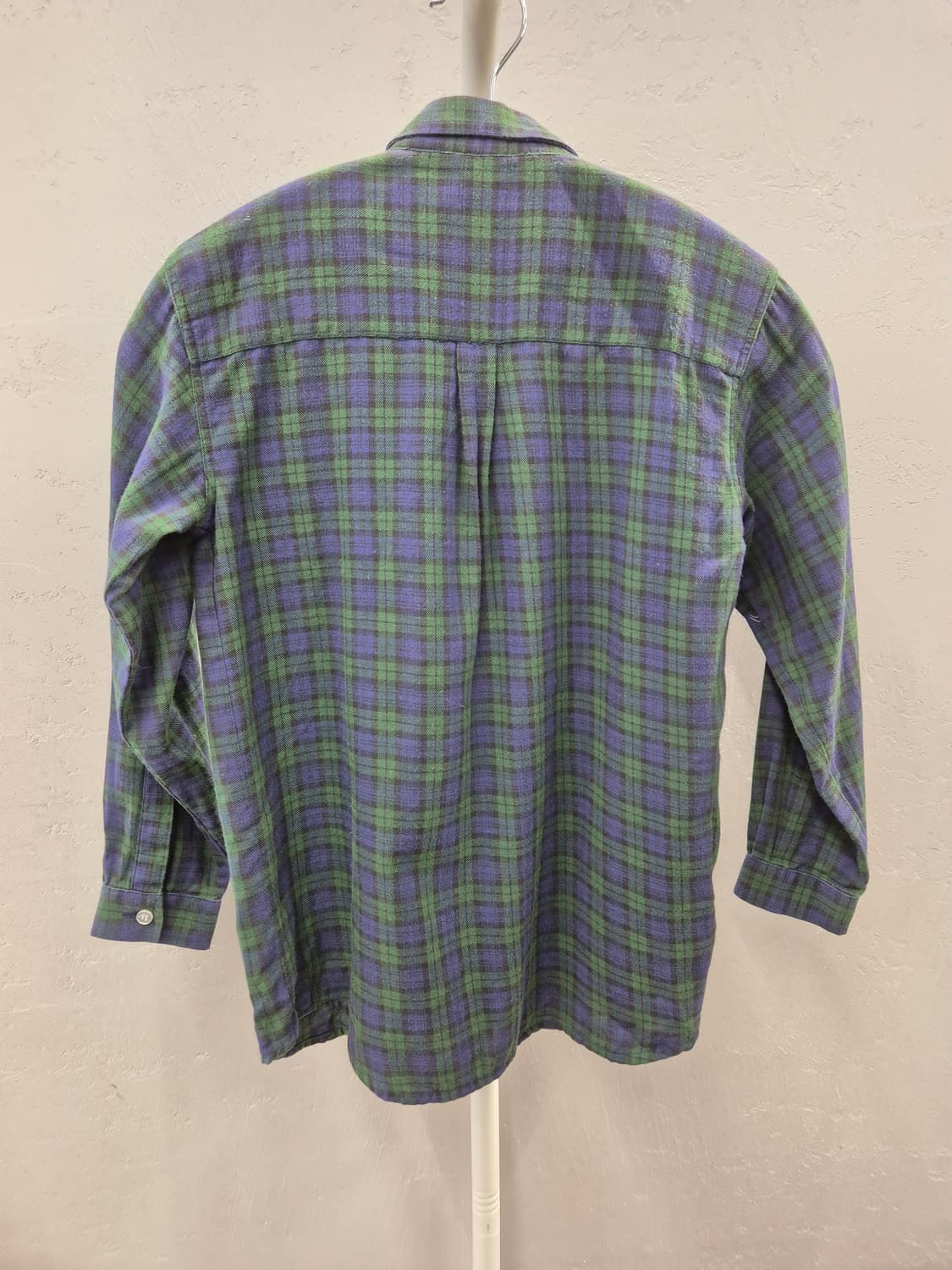 버버리 90s 그린 체크셔츠 상품이미지3