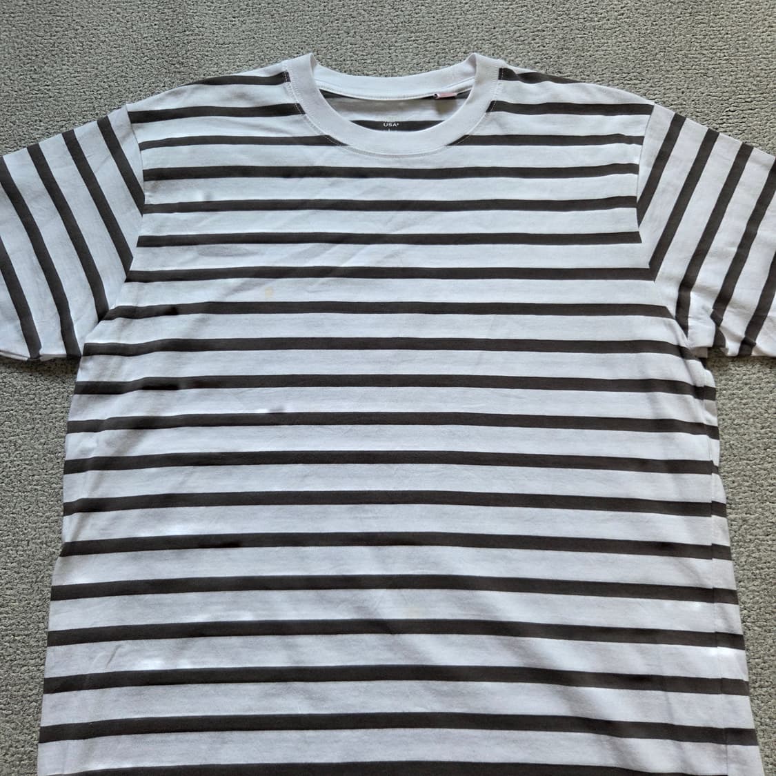 Closshi 스트라이프 반팔 티셔츠 L(100) 상품이미지2