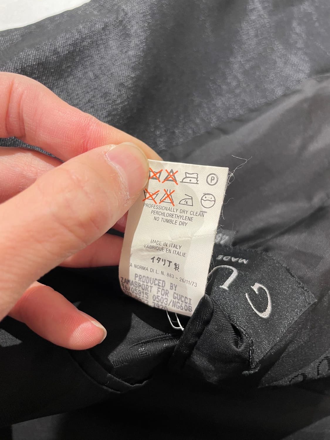 구찌 블랙 클래식 울 혼방 2B 블레이저 상품이미지9