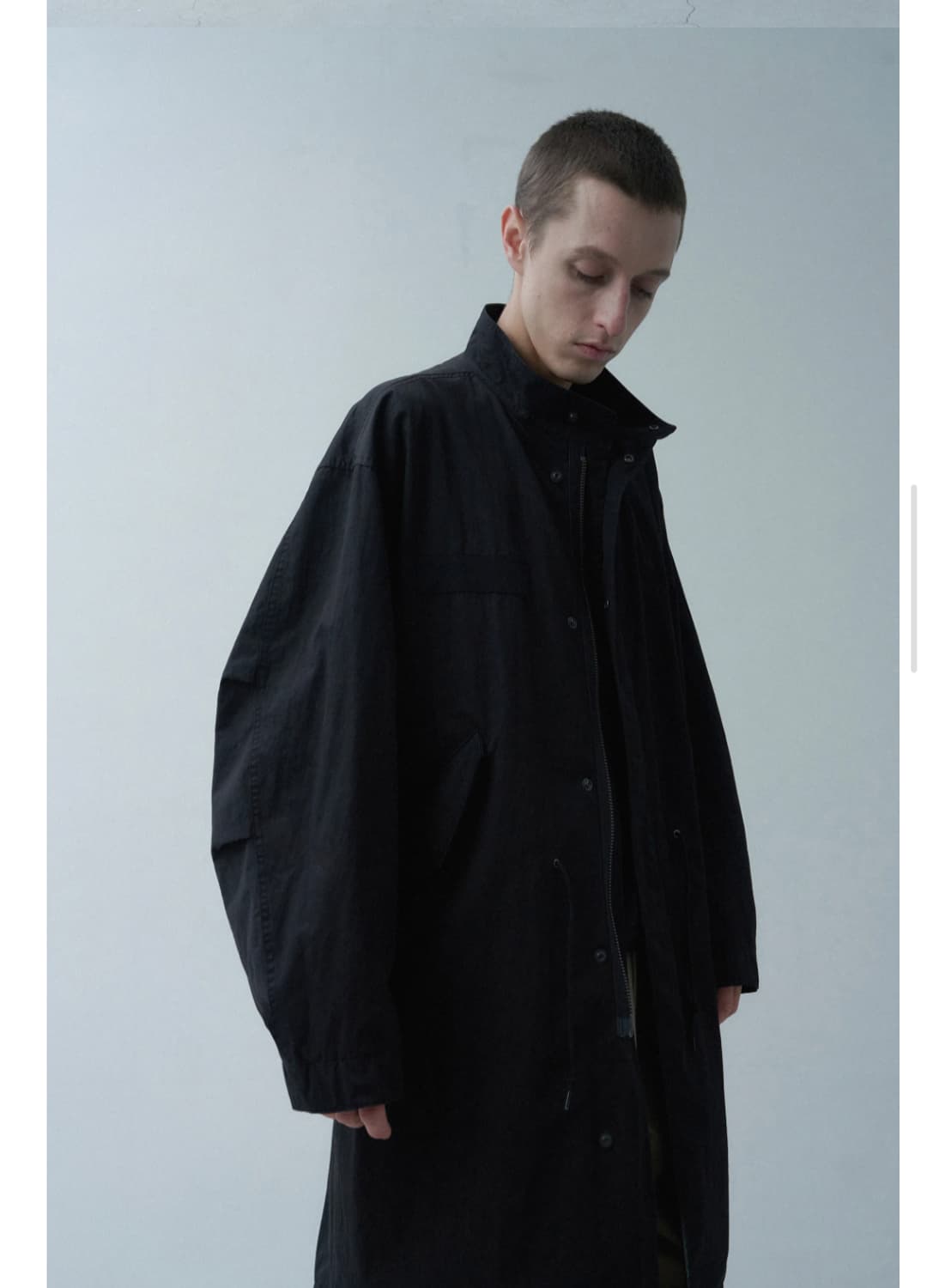 [2] 스틸네스 m65 피쉬테일 파카 블랙 / 밀리터리 개파카 모즈 코트 상품이미지8