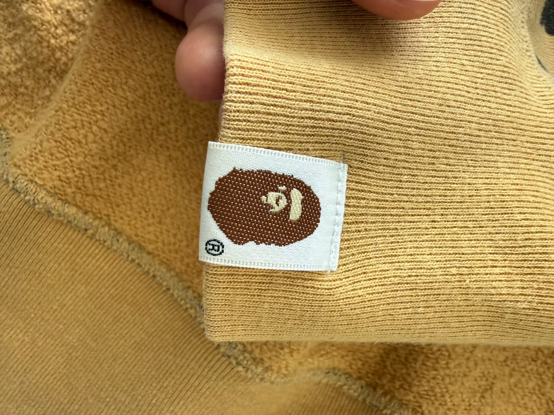 베이프 PONR 퍼스트 카모 세컨드 샤크 풀 집 후드 옐로우 (황계) 상품이미지5