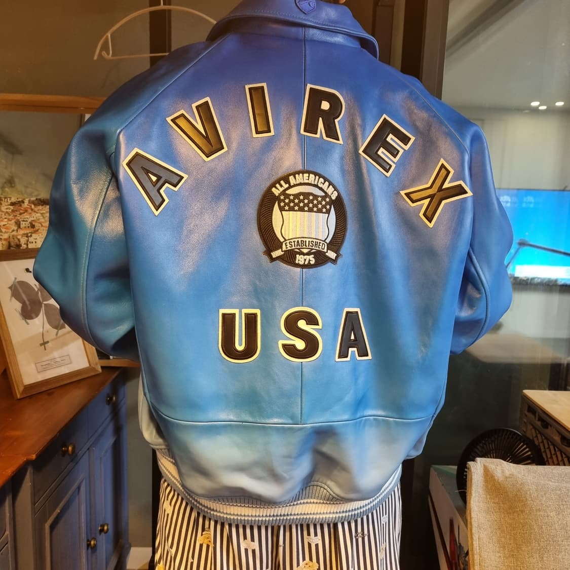 아비렉스 레더자켓 새상품 판매합니다  상품이미지10