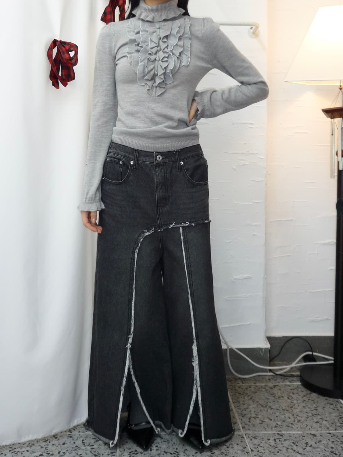 Elegance ruffle knit 상품이미지4