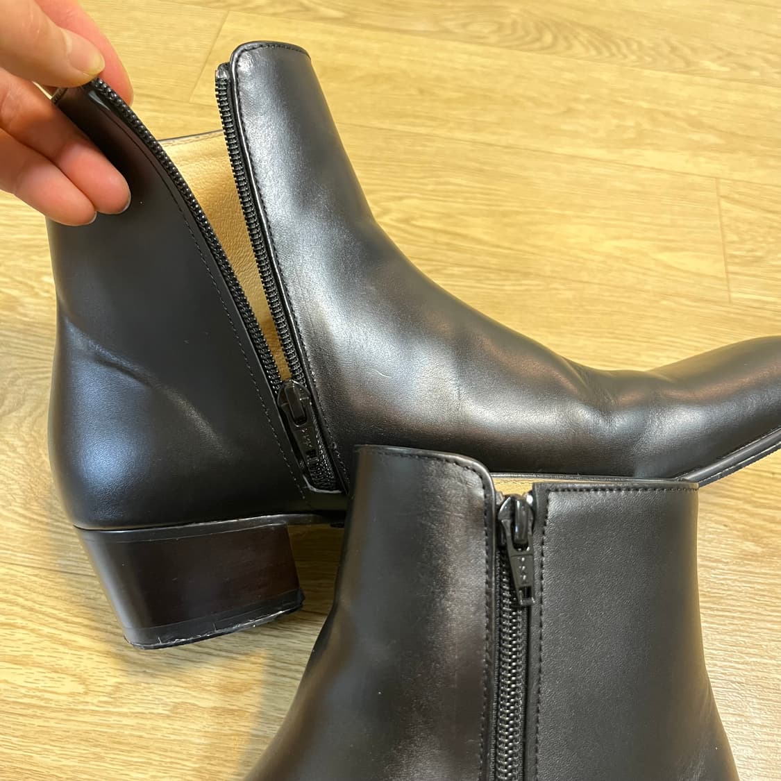270) 피렌체 아뜨리에 지퍼 첼시부츠 앵클부츠 3335 블랙 비브람 상품이미지7