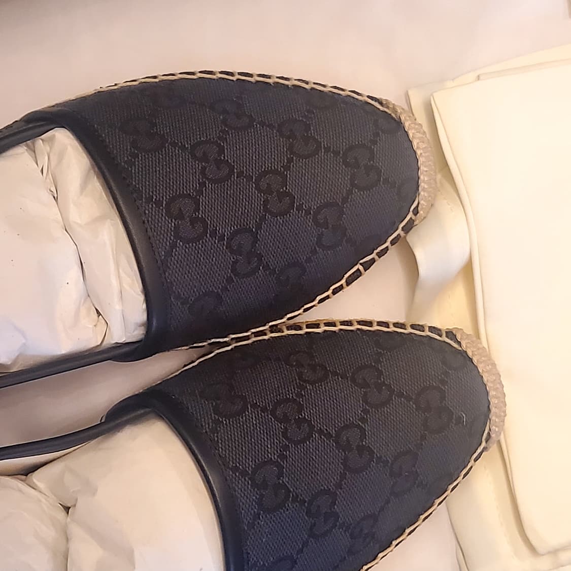 [새상품, 정가이하] 구찌 GG 캔버스 에스파듀 슬립온 상품이미지4