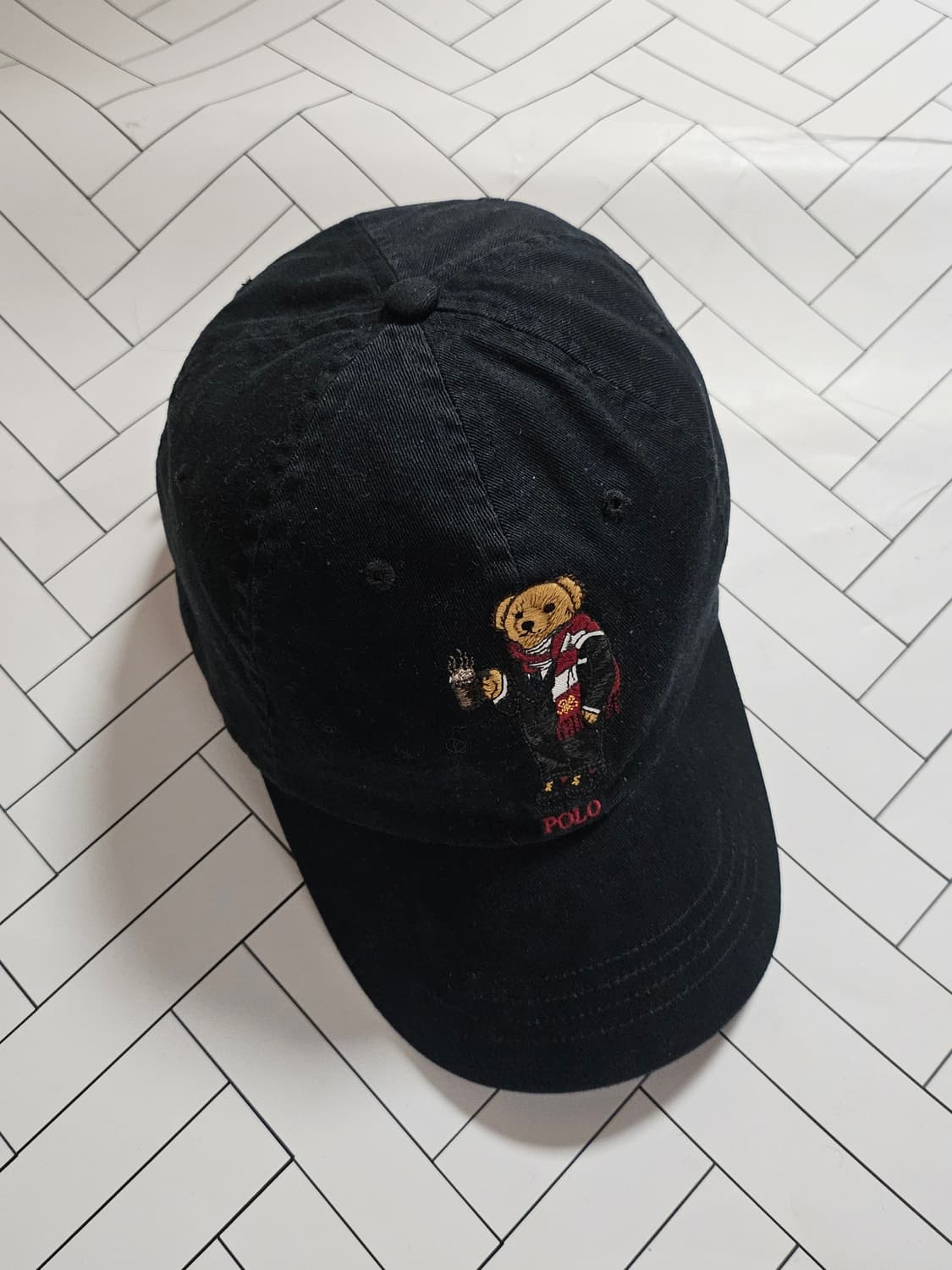 폴로 랄프로렌 Polo Bear 커피 베어 볼캡 블랙 상품이미지3
