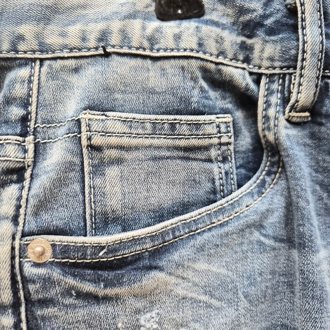 겐조(KENZO) 로고 패치 데님 쇼츠 상품이미지3