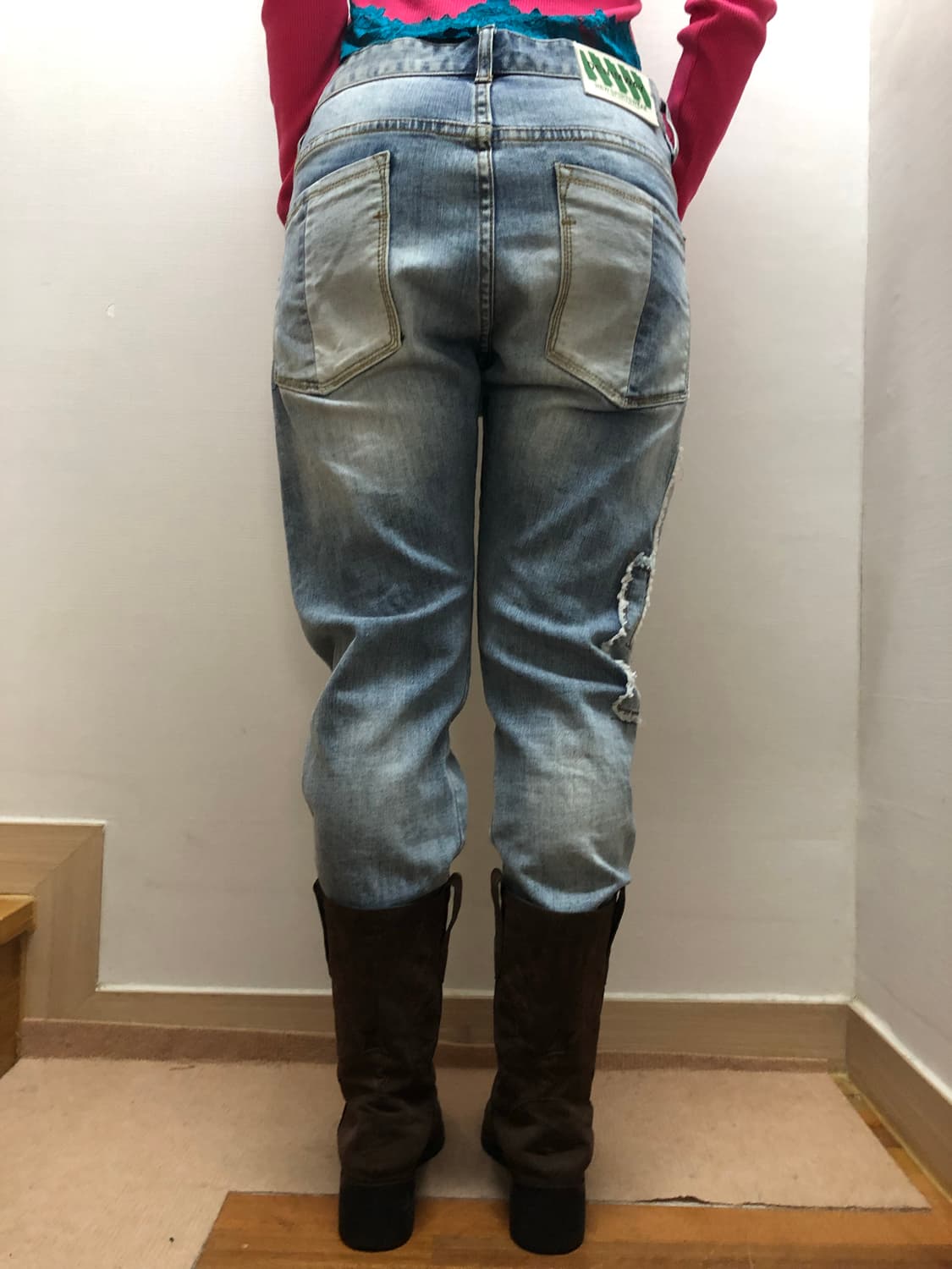 빈티지 데님 패치워크 팬츠 상품이미지9