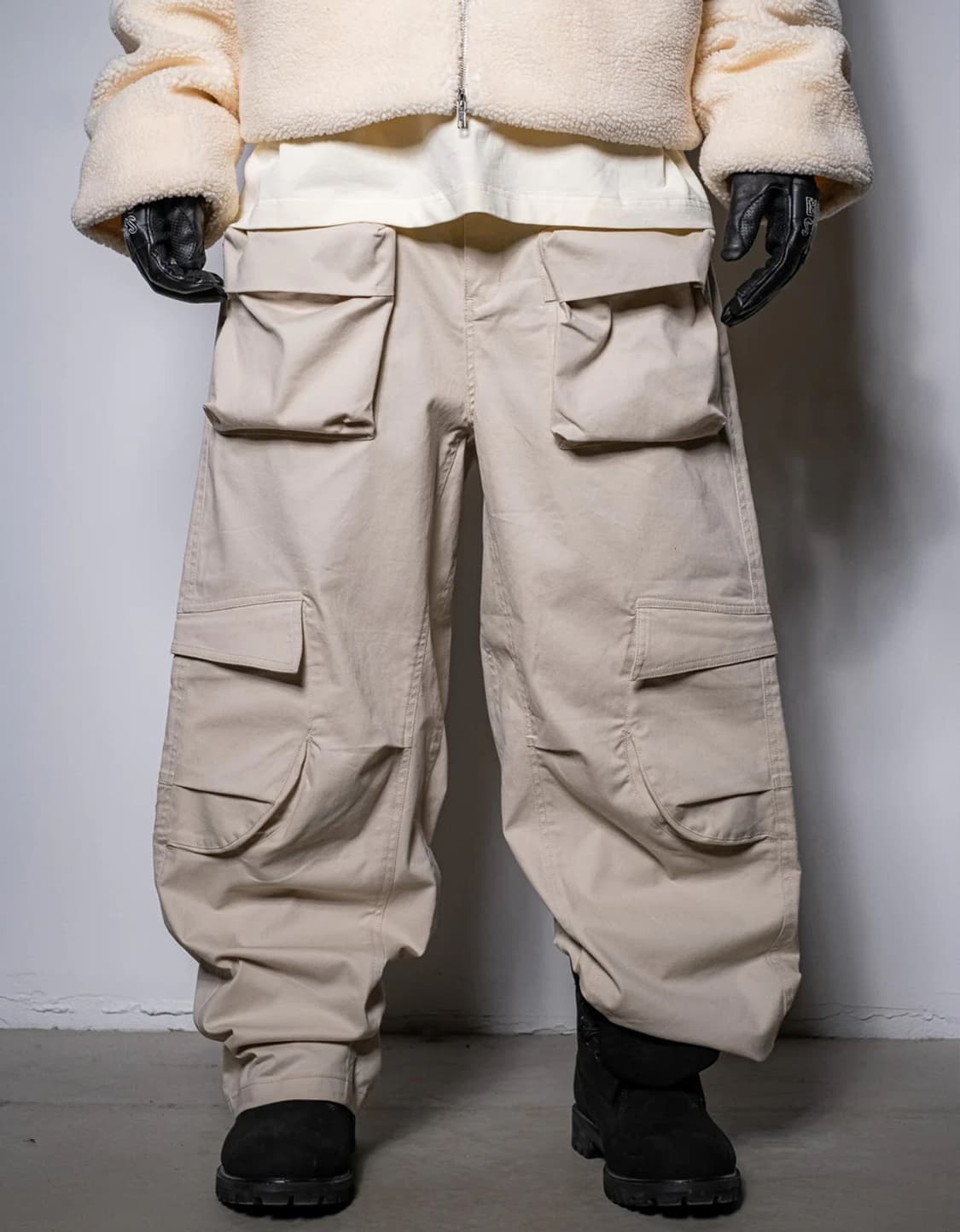 beautiful struggles 나일론 카고 팬츠 베이지 상품이미지1