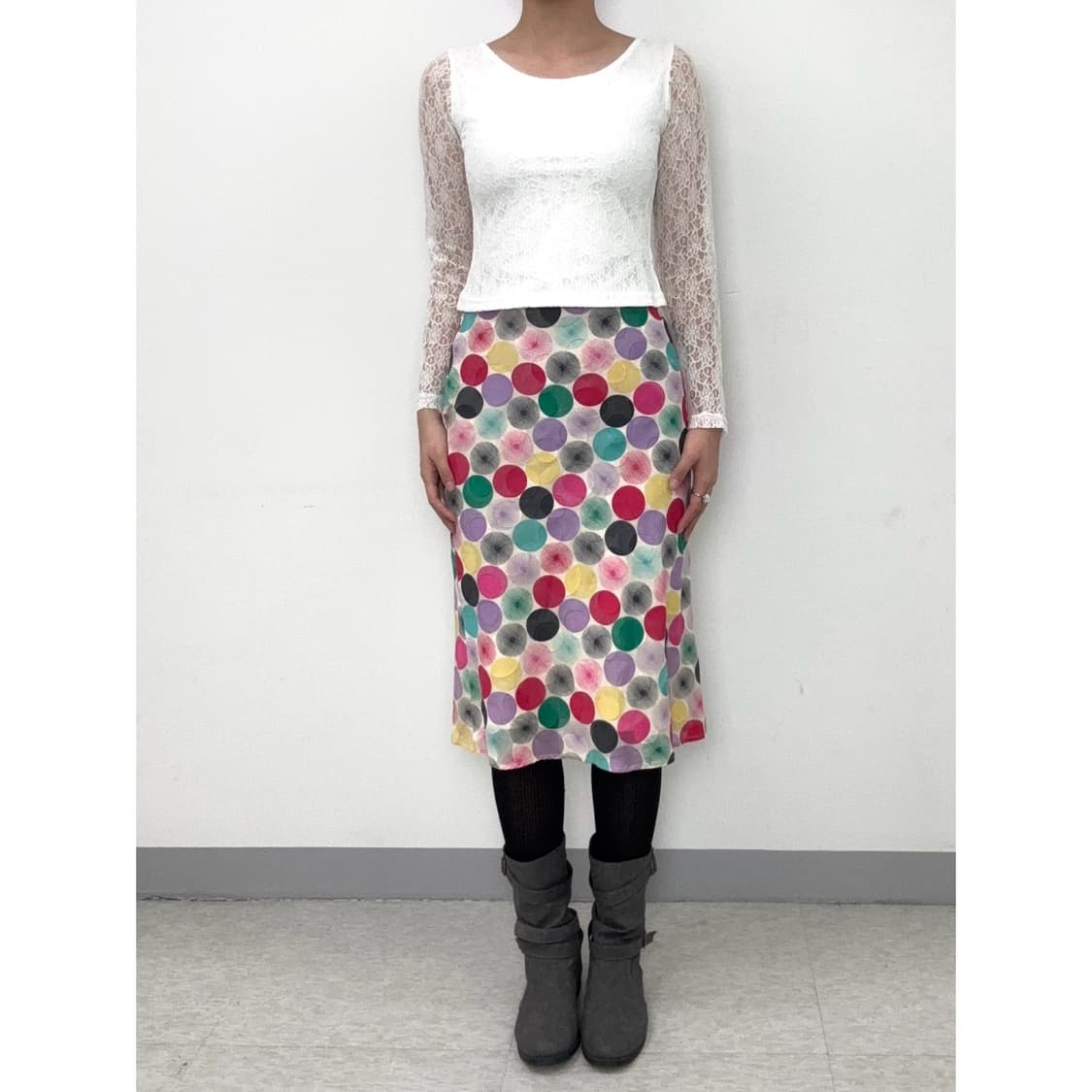 빈티지 화이트 레이스 블라우스 이너 상품이미지2