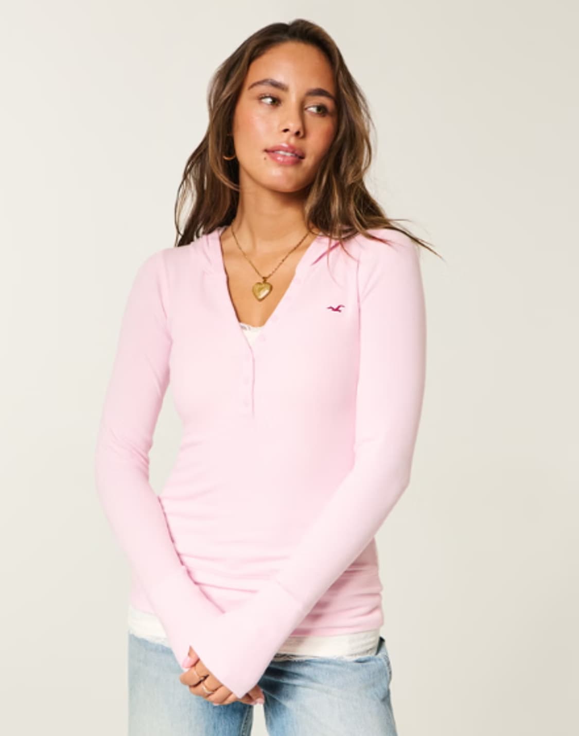 [S] 홀리스터 후디드 롱슬리브 새상품 상품이미지2