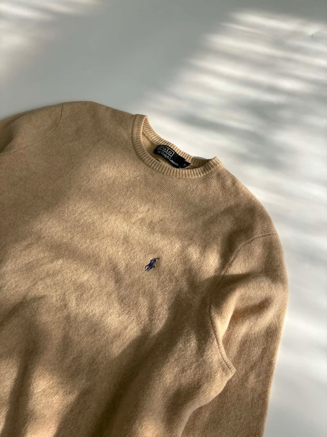 [XL] 폴로 랄프로렌 베이지 램스울 니트 스웨터 상품이미지5