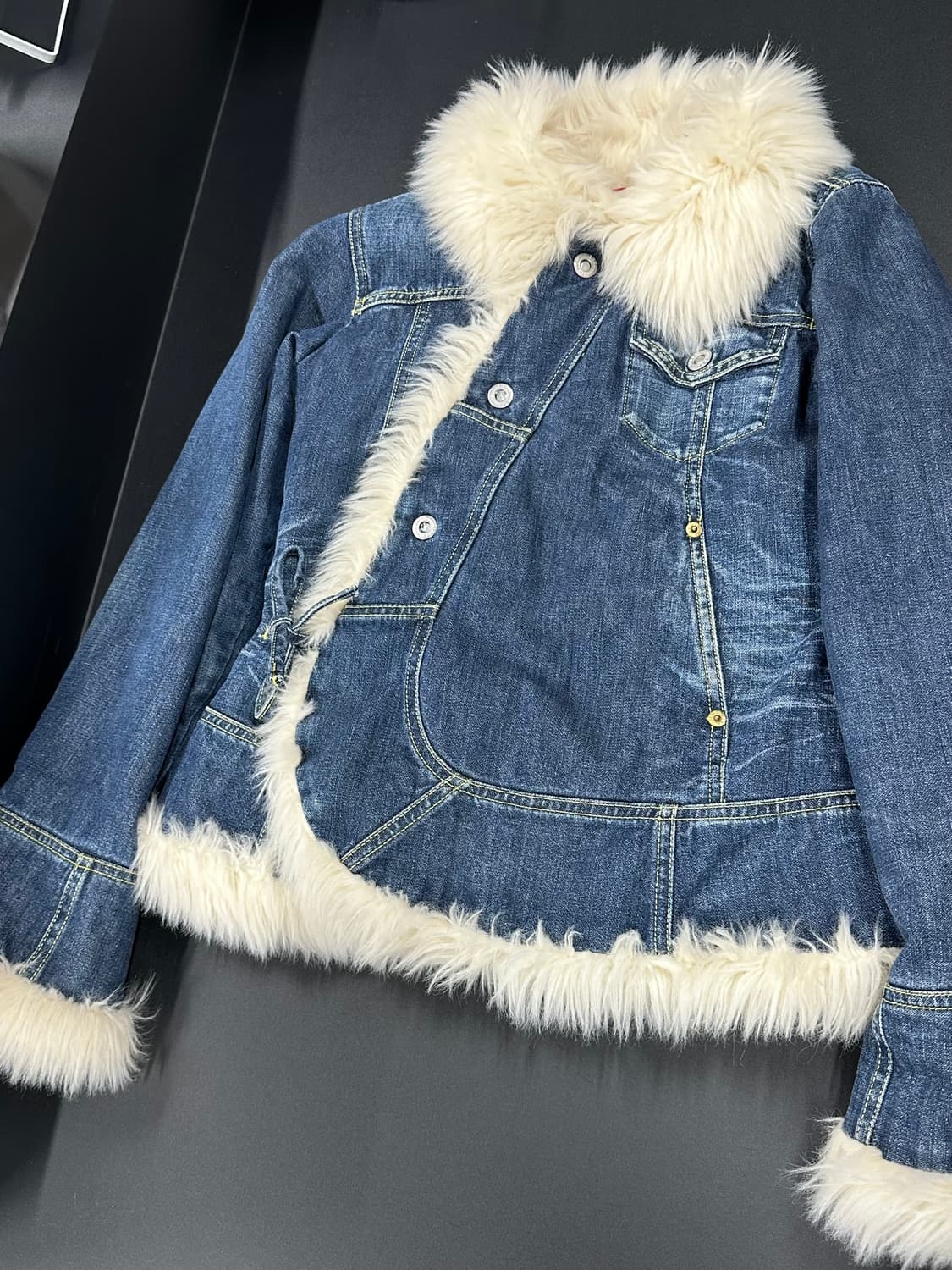 디젤 쉐르파 데님 자켓 상품이미지4