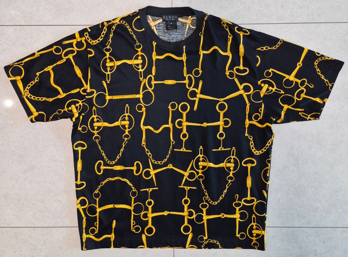 90s GUCCI by Tom Ford 'Horsebit' T-Shirt 상품이미지3