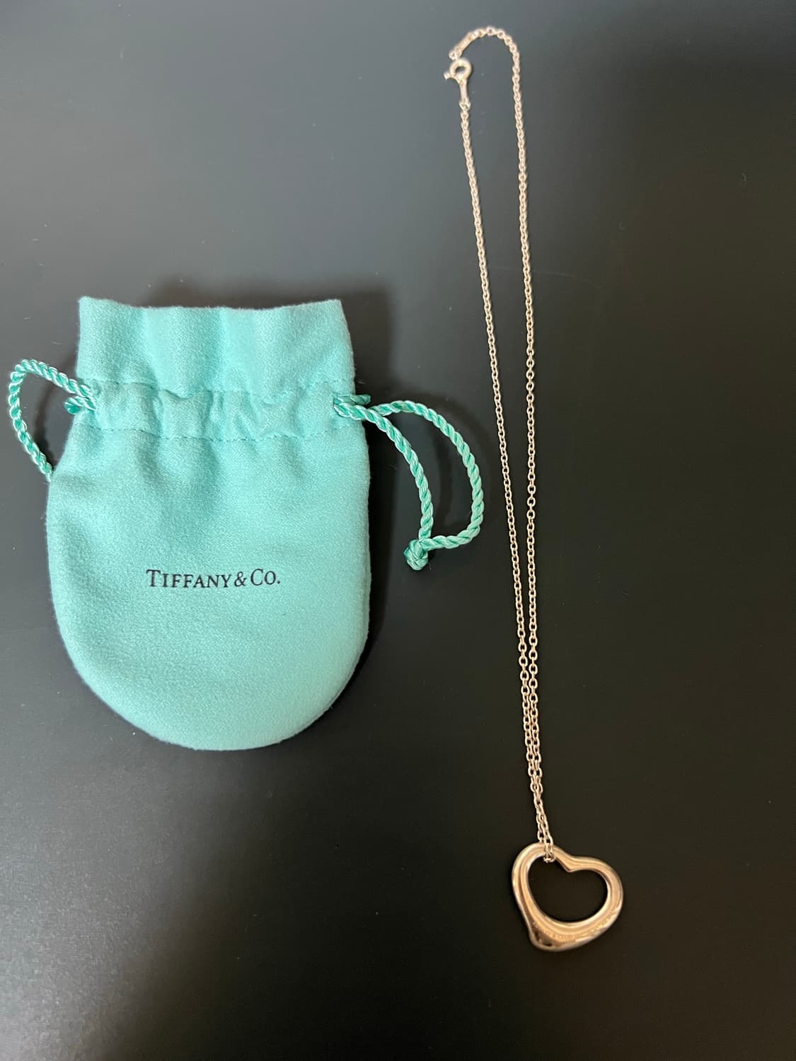 티파니 엘사 퍼레티 오픈 하트 목걸이 22mm 상품이미지1