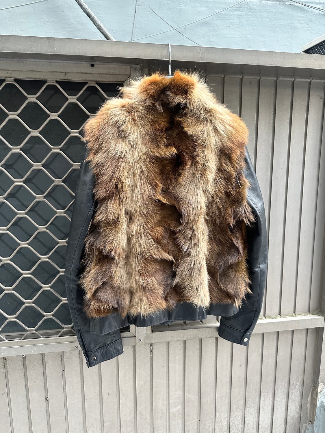 RABOEM lambs leather fox fur jacket 상품이미지5