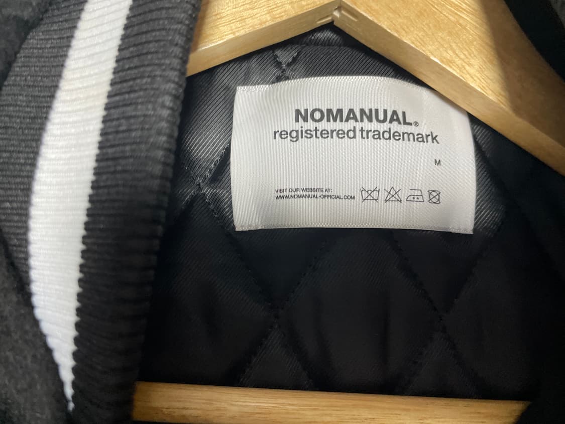 노메뉴얼 바시티자켓 누빔 M 상품이미지7