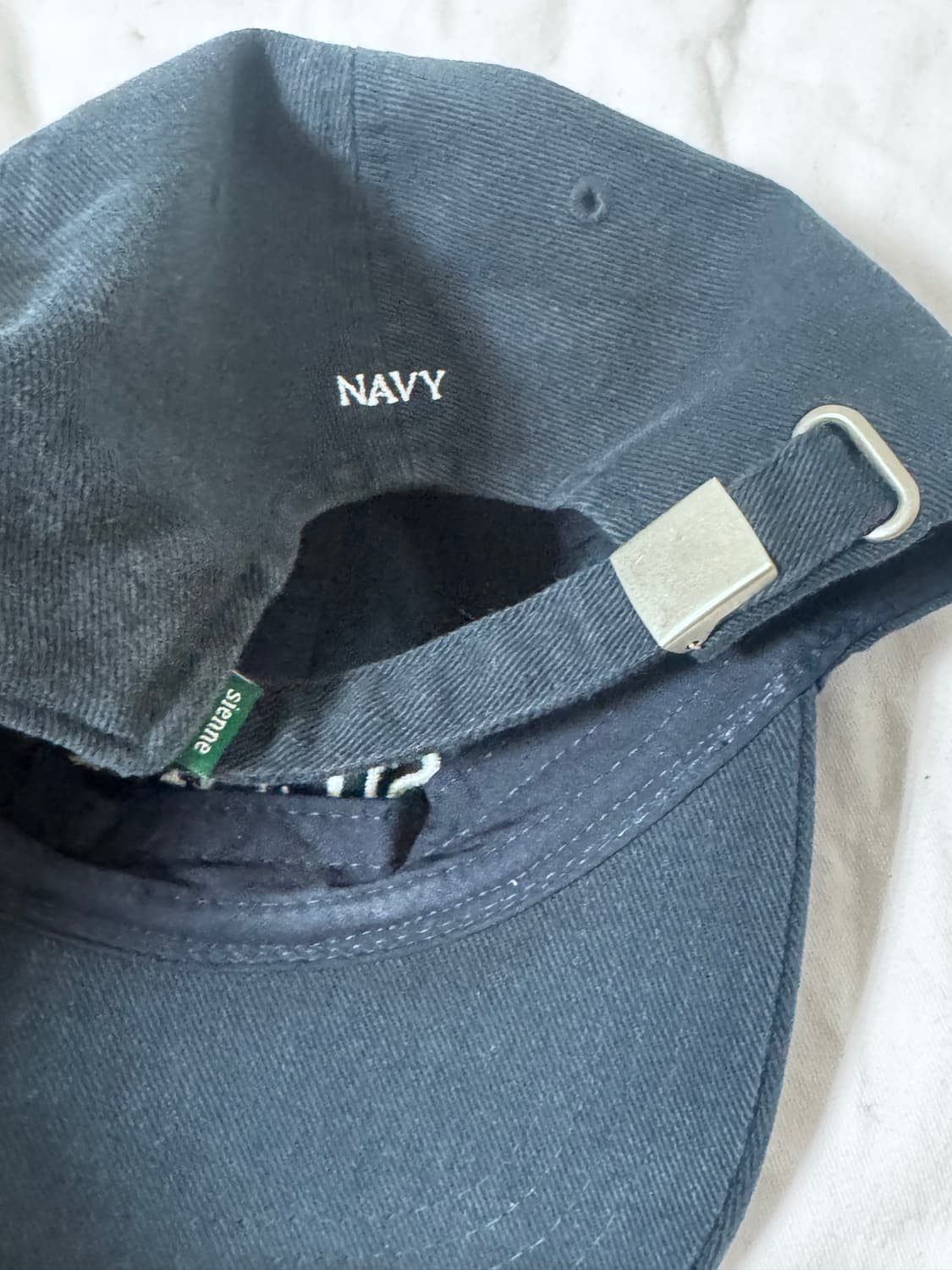 시엔느 볼캡 모자 네이비 상품이미지4