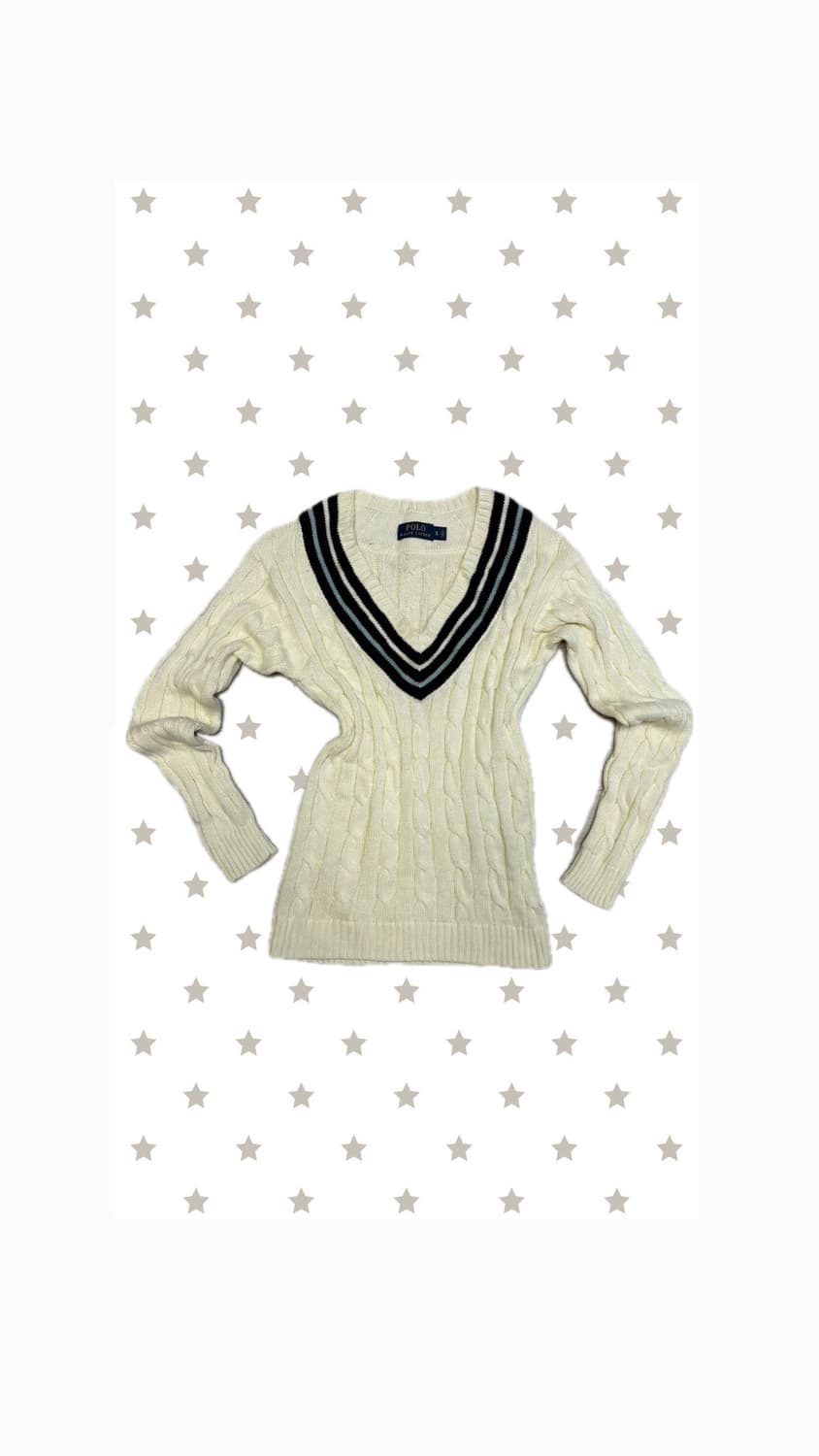 폴로 여리v넥 니트 상품이미지4