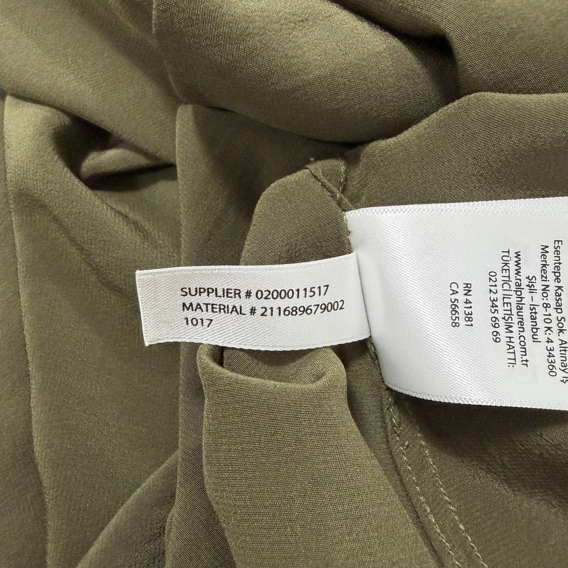 폴로랄프로렌 벨티드 실크 셔츠 원피스 상품이미지9